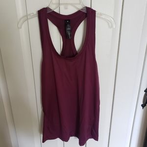 Yoglicious super soft burgundy workout tank top